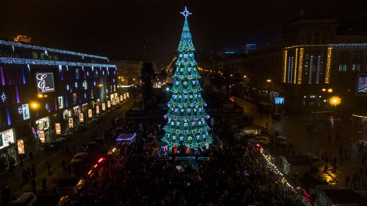 ялинка в Дніпрі