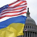 Прапор США і України