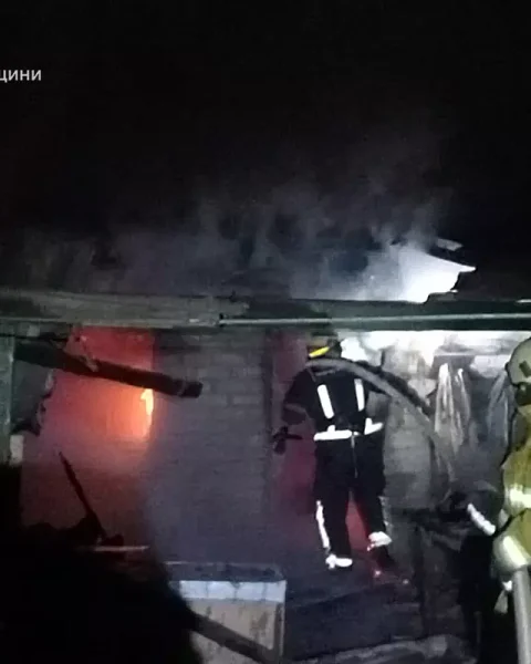 ДСНС ліквідують пожежу