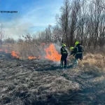 Вогнеборці ліквідують пожежу