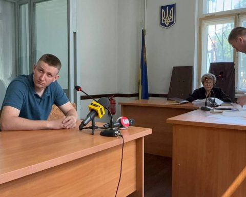 Експоліцейський Богдан Писаренко у залі суду. Суспільне Дніпро