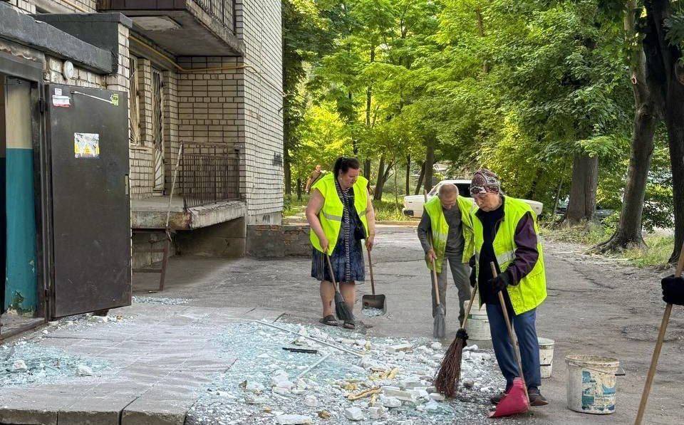Ліквідація наслідків обстрілів