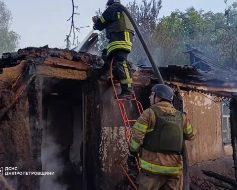 ДСНС ліквідують пожежу