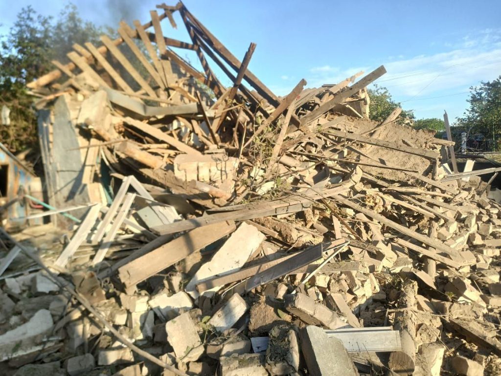 Наслідки обстрілу Дніпропетровщини
