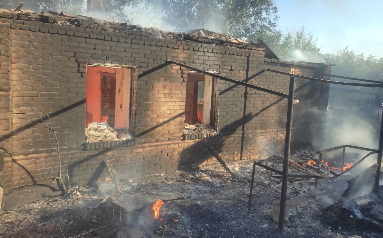 Наслідки обстрілу Дніпропетровщини