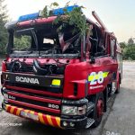Машина ДСНС пошкоджена внаслідок влучання ворожого дрона