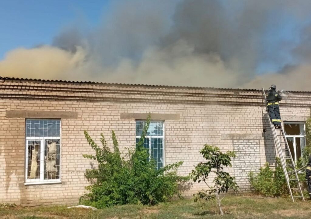 Наслідки пожежі на Синельниківщині