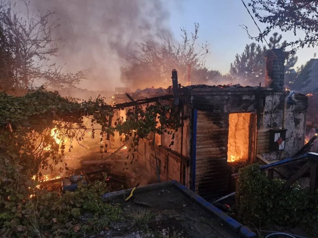 Наслідки обстрілу Дніпра