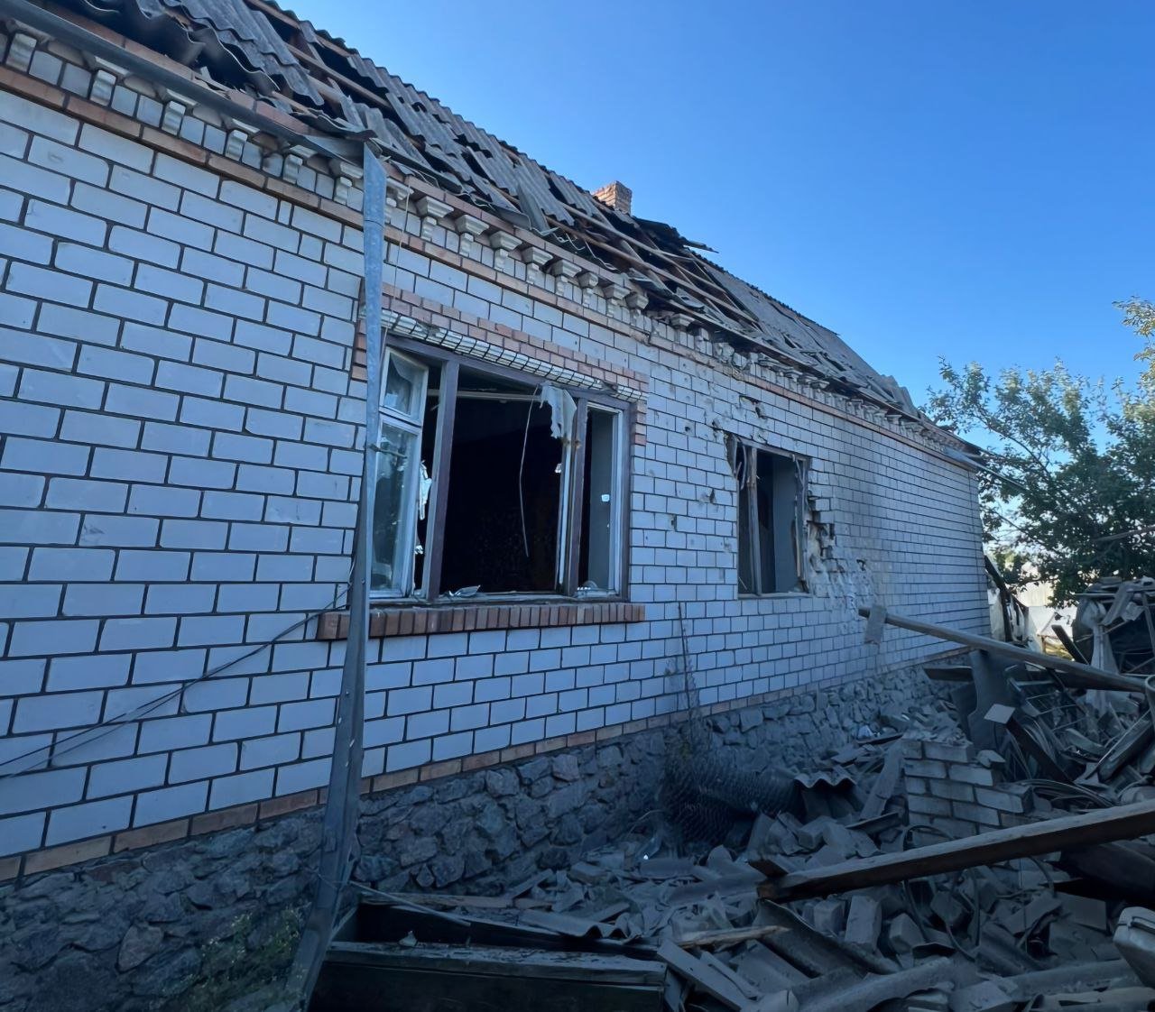 Наслідки обстрілу Дніпропетровщини