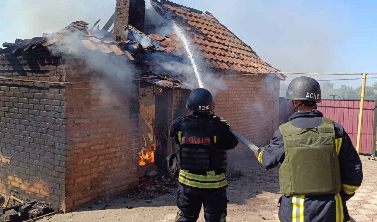 Наслідки обстрілу Дніпропетровщини