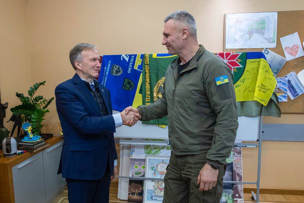 Віталій Кличко зустрівся в мерії з Послами Латвії та Чехії