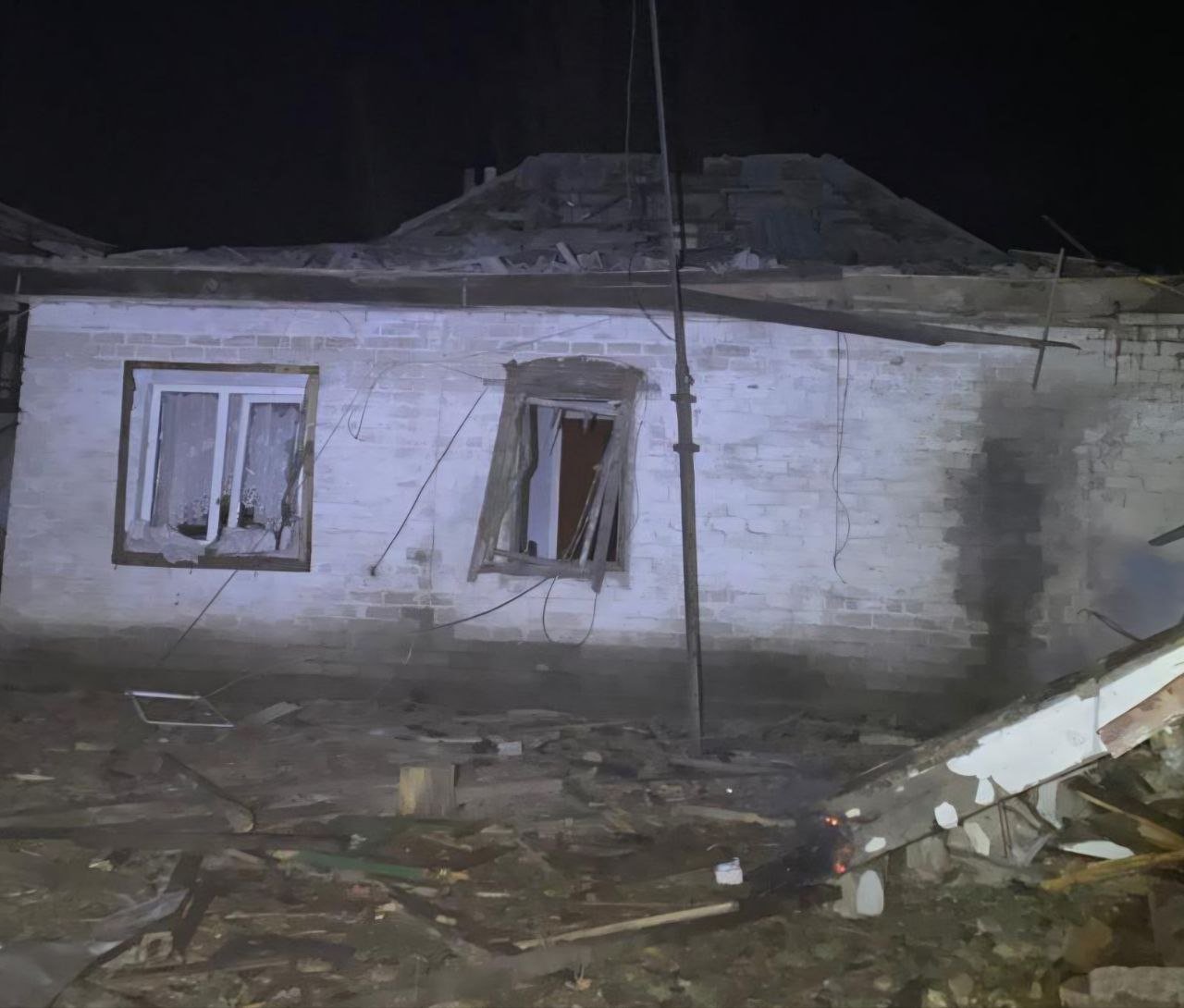 Наслідки обстрілу Дніпропетровщини