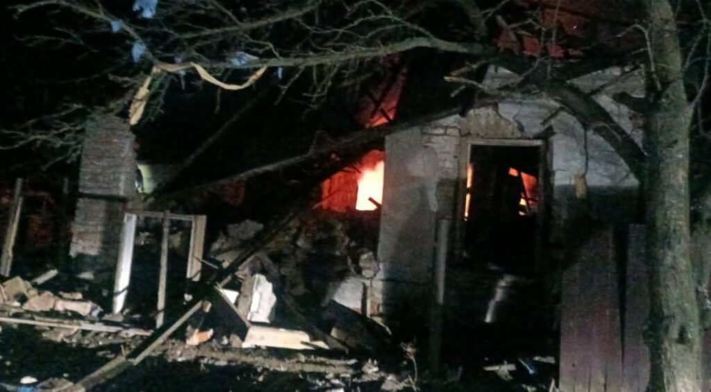 Наслідки обстрілу Синельникове 31 грудня