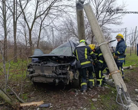 У Кривому Розі водій влетів в бетонний стовп