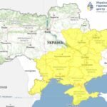Синоптики попередили: у Дніпрі та області жовтий рівень небезпеки через ожеледь