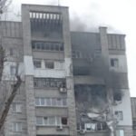 В Дніпрі дрон влучив в багатоповерхівку