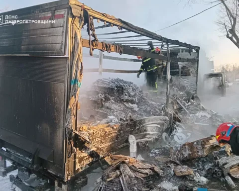 У Кривому Розі вибухнула вантажівка