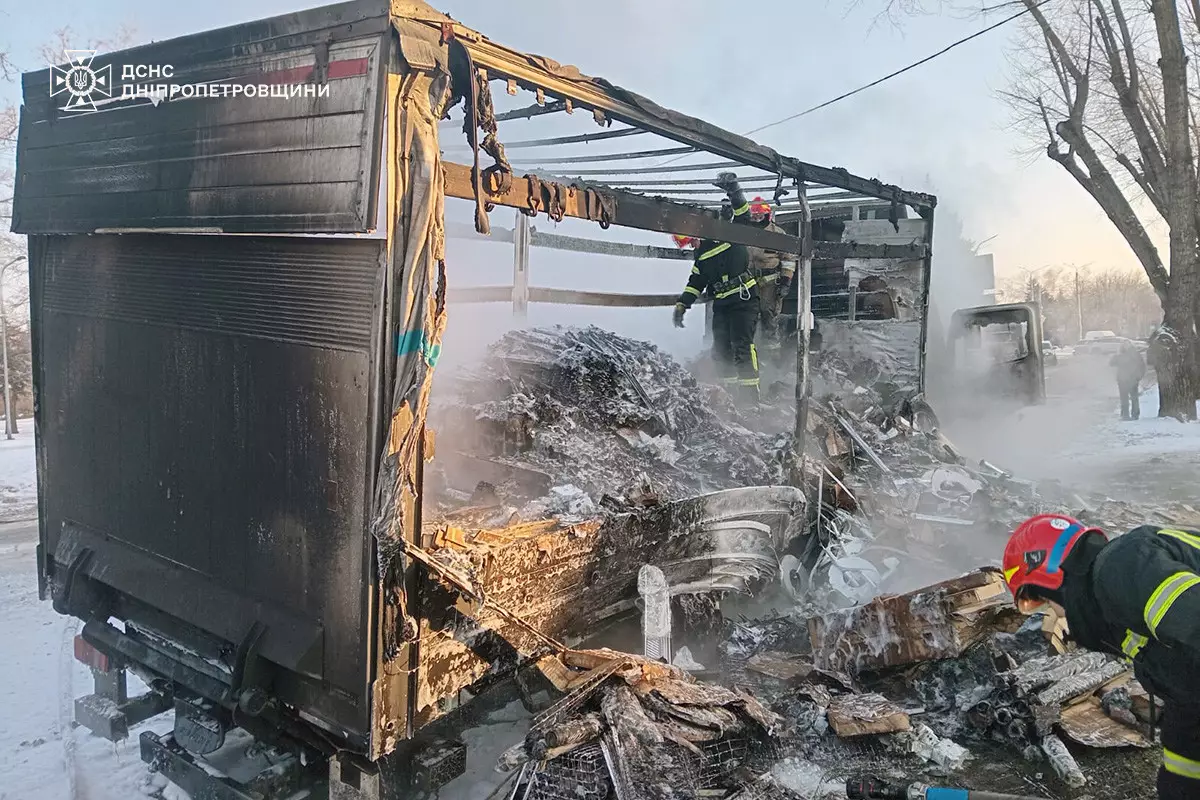 У Кривому Розі вибухнула вантажівка