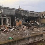 У Нікополі дрони рф знищили відділення ПриватБанку біля центрального ринку